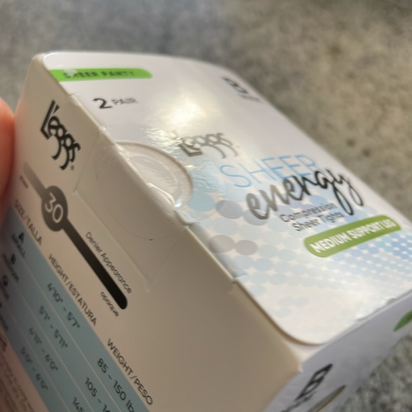 Legs, sheer energy compression sheer tights with medium support leg - Picture 5 of 7